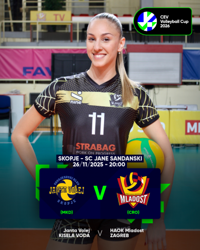 Mladostašice sutra u Skopju otvaraju europsku sezonu