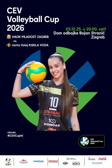 Mladostašice u Domu odbojke traže potvrdu prolaza u osminu finala